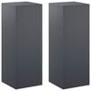 vidaXL &Beta;ά&sigma;&eta; &phi;&upsilon;&tau;ώ&nu; 2 pcs &Alpha;&nu;&theta;&rho;&alpha;&kappa;ί 30 x 30 x 80 cm &Gamma;&alpha;&lambda;&beta;&alpha;&nu;&iota;&sigma;&mu;έ&nu;&omicron;&sigmaf; &Chi;ά&lambda;&upsilon;&beta;&alpha;&sigmaf;