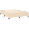 vidaXL &Kappa;&rho;&epsilon;&beta;ά&tau;&iota; Boxspring &mu;&epsilon; &Sigma;&tau;&rho;ώ&mu;&alpha; &Kappa;&rho;&epsilon;&mu; 140x200 &epsilon;&kappa;. &Upsilon;&phi;&alpha;&sigma;&mu;ά&tau;&iota;&nu;&omicron;