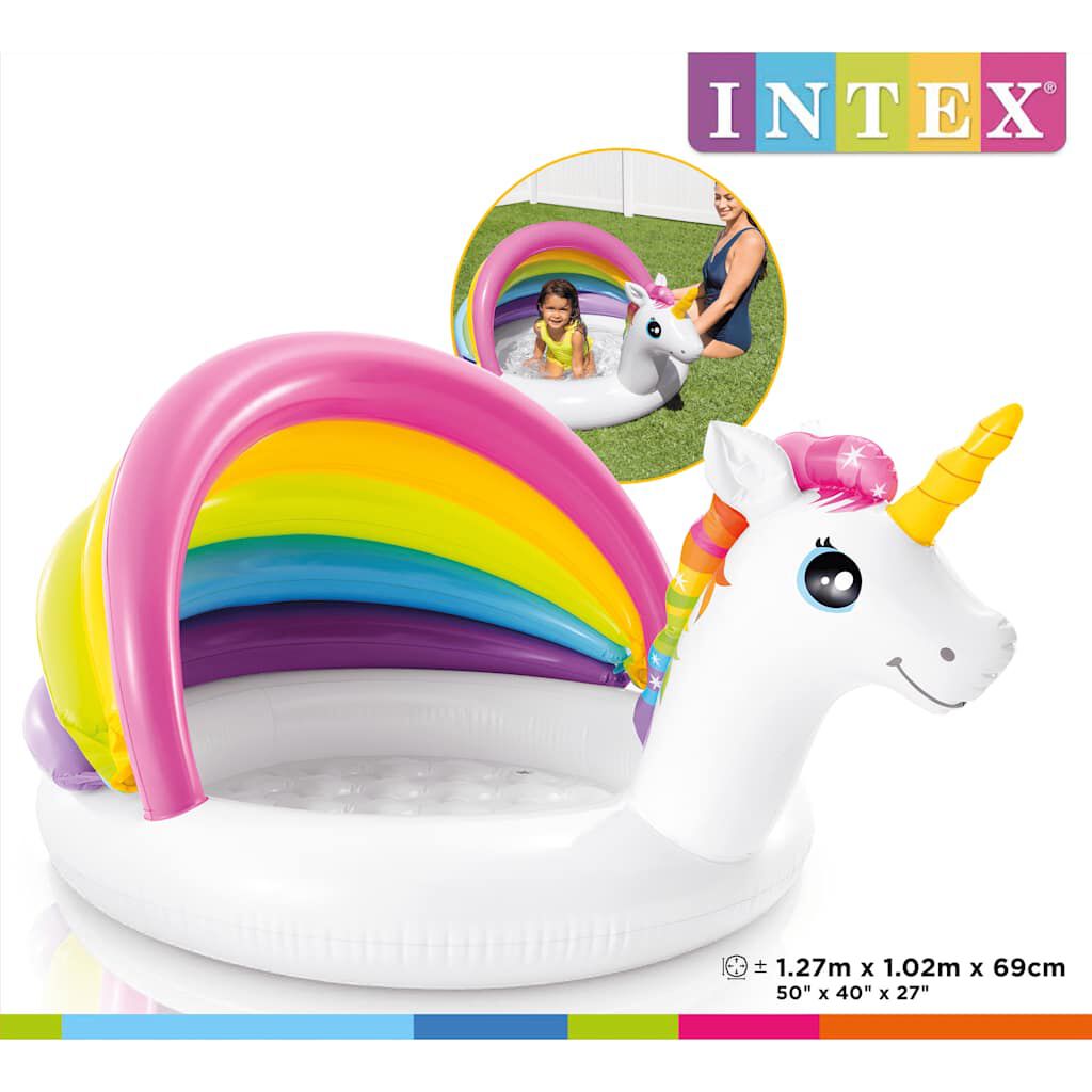 Intex Παιδική Πισίνα Μονόκερος 127 x 102 x 69 εκ.