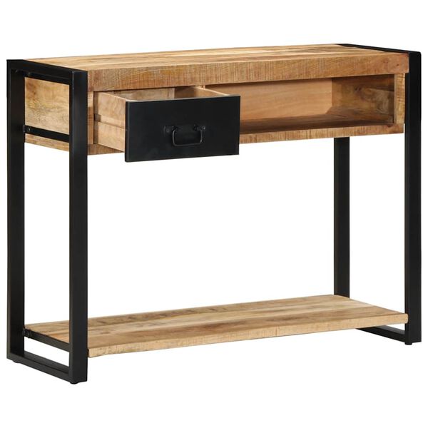 vidaXL Τραπέζι κονσόλας 100x35x75 cm Στερεό ακατέργαστο ξύλο Mango