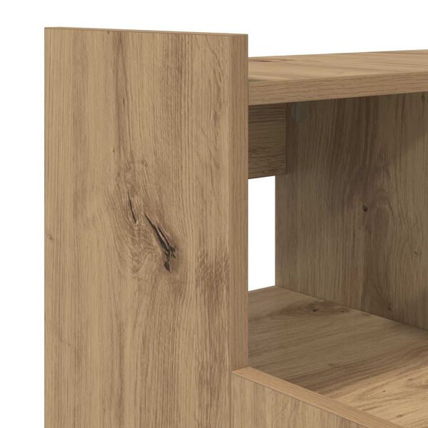 vidaXL Γραφείο artisan δρυς 97 x 45 x 90 εκ. Επεξεργασμένο ξύλο