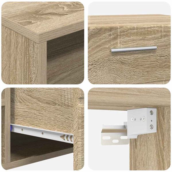 vidaXL Ντουλάπι TV Sonoma Δρυς 150 x 39 x 30 εκ Επεξεργασμένο ξύλο