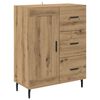 vidaXL &Pi;&lambda;&alpha;ϊ&nu;ό &gamma;&rho;&alpha;&phi;&epsilon;ί&omicron; &mu;&epsilon; &sigma;&upsilon;&rho;&tau;ά&rho;&iota; Artisan Oak 69,5 x 34 x 90 &epsilon;&kappa;.