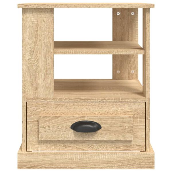 vidaXL Βοηθητικό Τραπέζι Sonoma Δρυς 50x50x60 εκ. Επεξεργασμένο Ξύλο