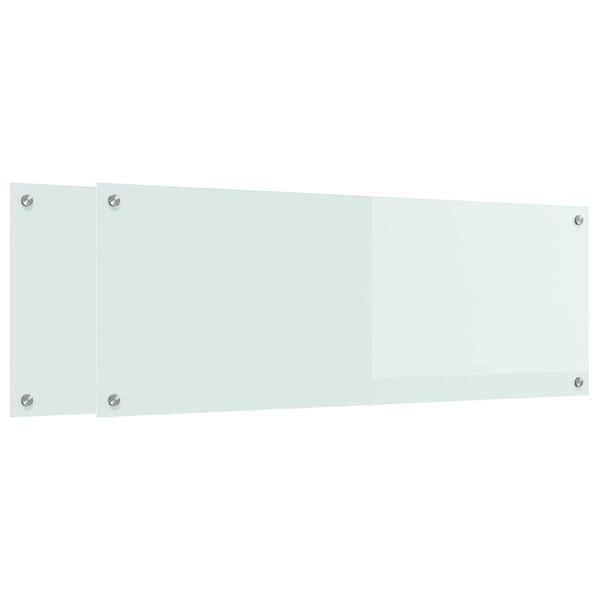 vidaXL &Pi;&lambda;ά&tau;&eta; &kappa;&omicron;&upsilon;&zeta;ί&nu;&alpha;&sigmaf; 2 pcs &Lambda;&epsilon;&upsilon;&kappa;ό 110 x 40 cm &sigma;&kappa;&lambda;&eta;&rho;&upsilon;&mu;έ&nu;&omicron; &gamma;&upsilon;&alpha;&lambda;ί