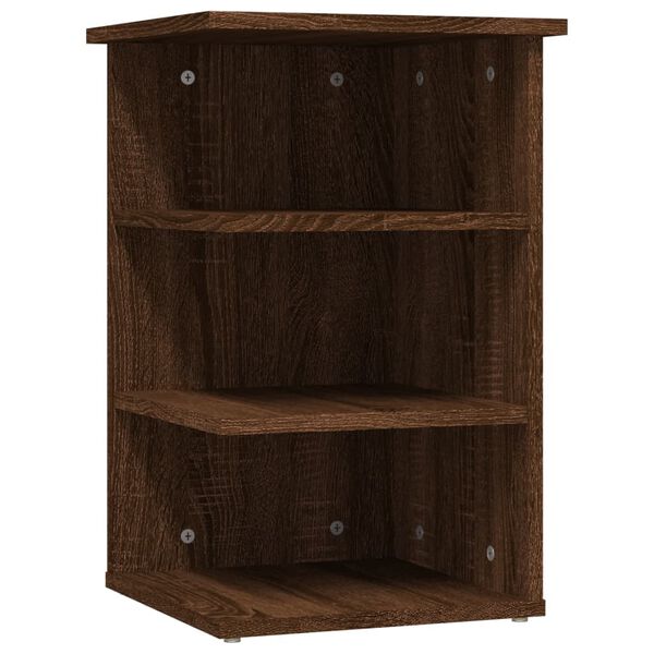 vidaXL Βοηθητικό Ντουλάπι Καφέ Δρυς 35x35x55 εκ. Επεξεργασμένο Ξύλο