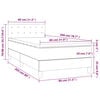 vidaXL &Kappa;&rho;&epsilon;&beta;ά&tau;&iota; Boxspring &mu;&epsilon; &Sigma;&tau;&rho;ώ&mu;&alpha; &Alpha;&nu;&omicron;&iota;&chi;&tau;ό &Gamma;&kappa;&rho;&iota; 80x200 &epsilon;&kappa;. &Upsilon;&phi;&alpha;&sigma;&mu;ά&tau;&iota;&nu;&omicron;