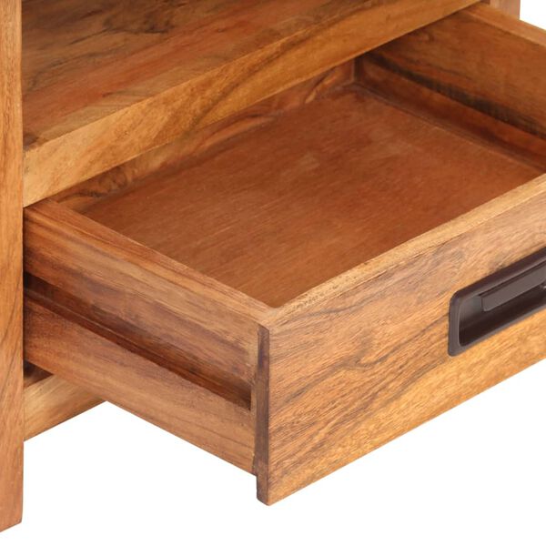 vidaXL Κομοδίνο 40x30x60 εκ. Μασίφ Ξύλο Ακακίας με Μελί Φινίρισμα