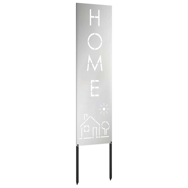 vidaXL Οθόνη Ιδιωτικότητας Κήπου Μαιανδρικό σχέδιο Ασημί 32 χ 140 εκ