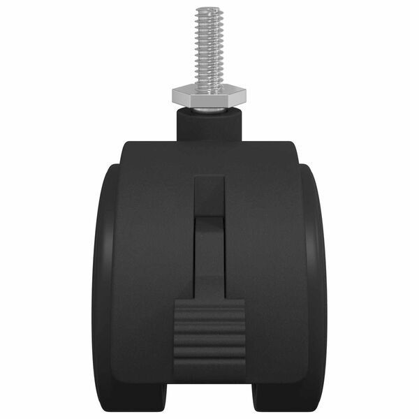 vidaXL &Tau;&rho;&omicron;&chi;ί&sigma;&kappa;&omicron;&sigmaf; 2 pcs &Mu;&alpha;ύ&rho;&omicron; &kappa;&alpha;&iota; &Alpha;&sigma;&eta;&mu;ί 40,1 x 40,1 x 37,8 &chi;&lambda;&sigma;&tau;