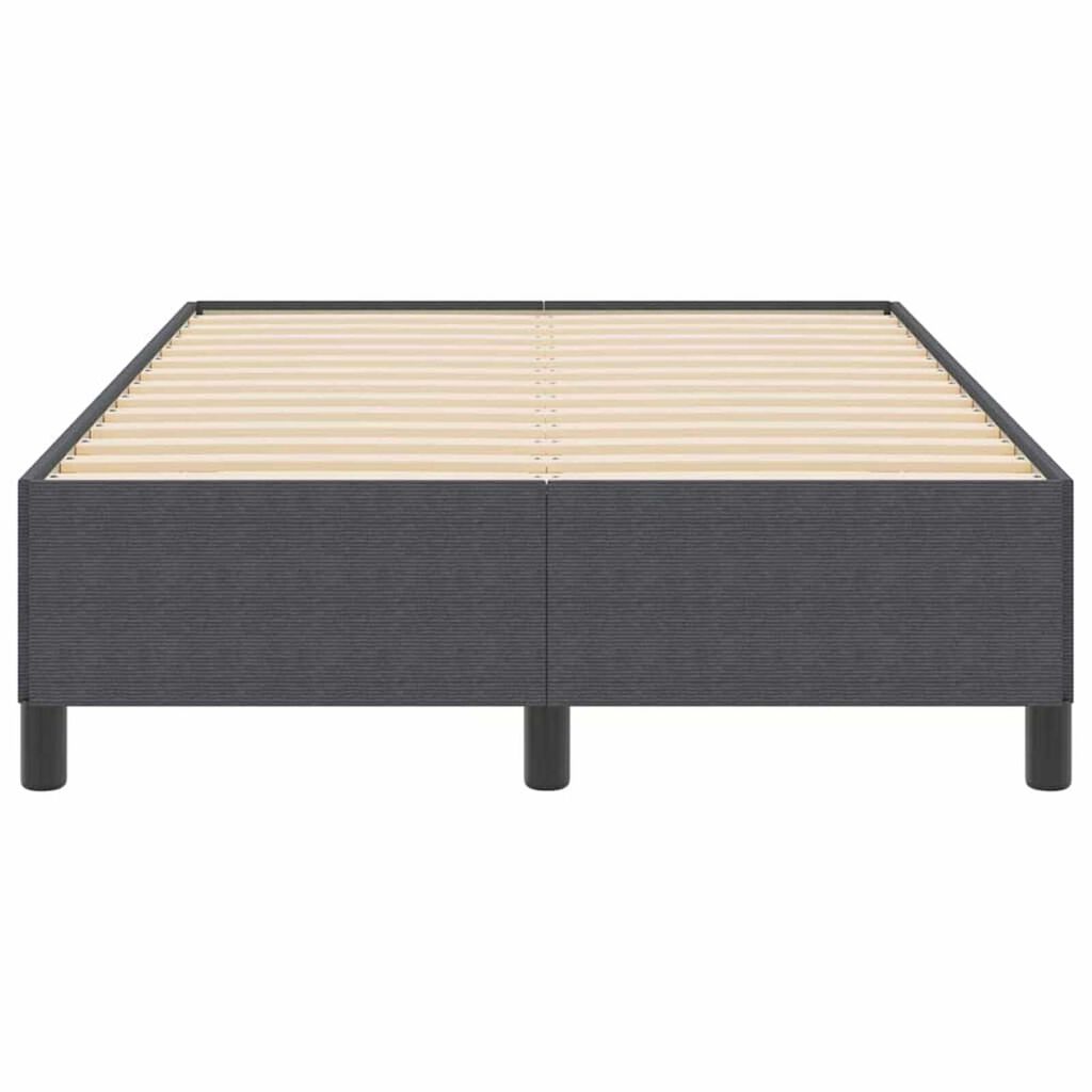 vidaXL Σκελετός Κρεβατιού Σκούρο γκρι 120 x 200 cm Βελούδο