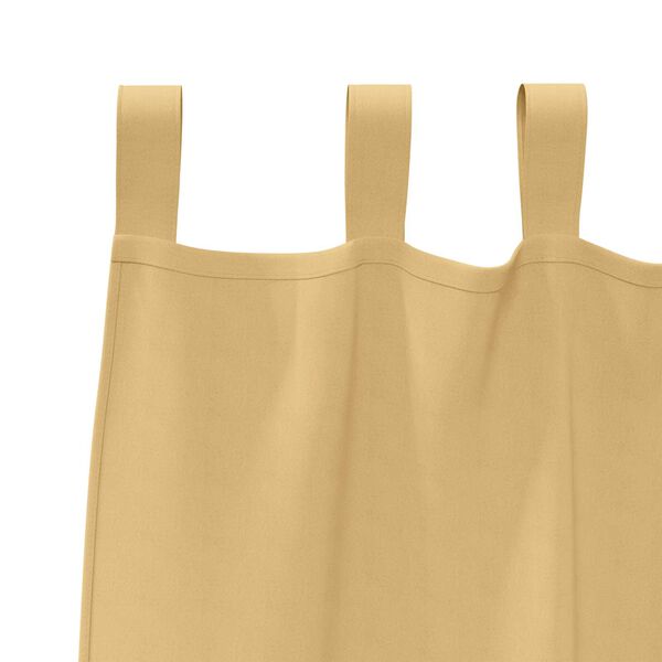 vidaXL Κουρτίνες με κουρτίνες 2 pcs Μπεζ 245 x 140 εκ. Πολυεστέρας