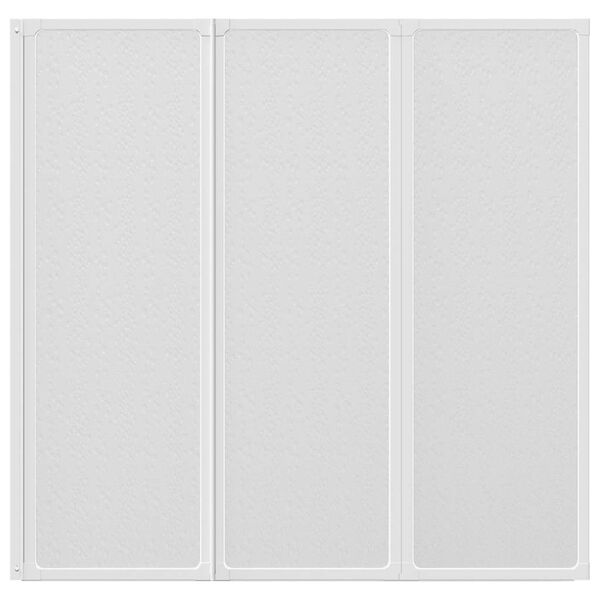 Πτυσσόμενο Διαχωριστικό Μπανιέρας 141 x 132 cm 3 Πάνελ