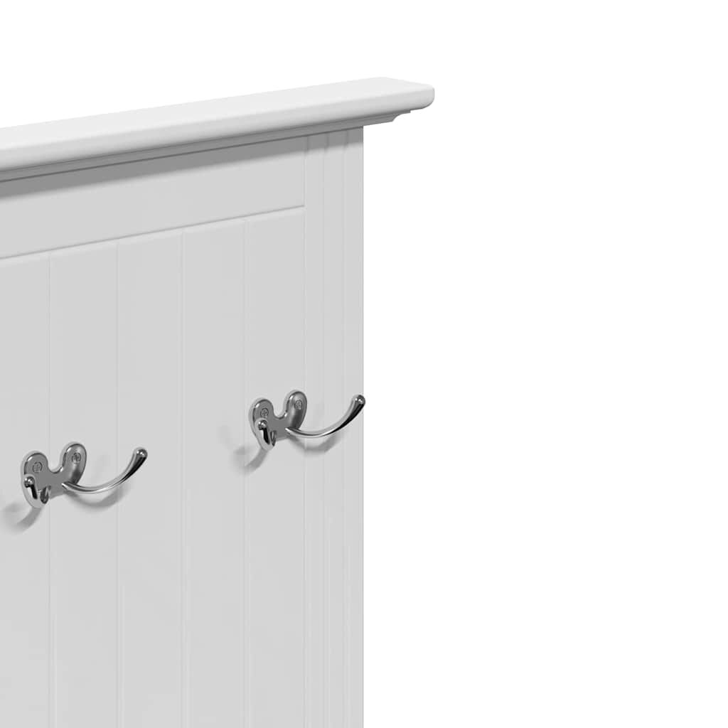 vidaXL Καροτσάκι κουζίνας BODO Λευκό και καφέ 72x45x80 cm