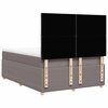 vidaXL &Kappa;&rho;&epsilon;&beta;ά&tau;&iota; Boxspring &mu;&epsilon; &Sigma;&tau;&rho;ώ&mu;&alpha; Taupe 140x200 &epsilon;&kappa;. &Upsilon;&phi;&alpha;&sigma;&mu;ά&tau;&iota;&nu;&omicron;