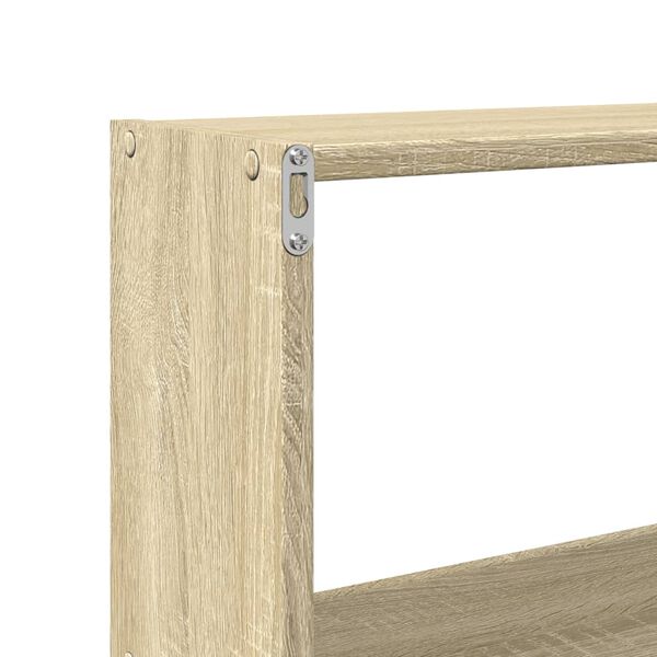 vidaXL Ντουλάπι Τοίχου Sonoma Δρυς 158x18x53 εκ. Επεξεργασμένο Ξύλο