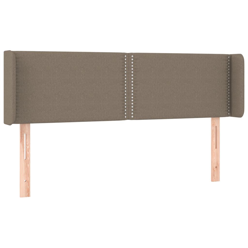 vidaXL Κεφαλάρι με Πτερύγια Taupe 147x16x78/88 εκ. Υφασμάτινο