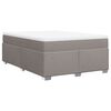 vidaXL &Kappa;&rho;&epsilon;&beta;ά&tau;&iota; Boxspring &mu;&epsilon; &Sigma;&tau;&rho;ώ&mu;&alpha; Taupe 140x190 &epsilon;&kappa;. &Upsilon;&phi;&alpha;&sigma;&mu;ά&tau;&iota;&nu;&omicron;