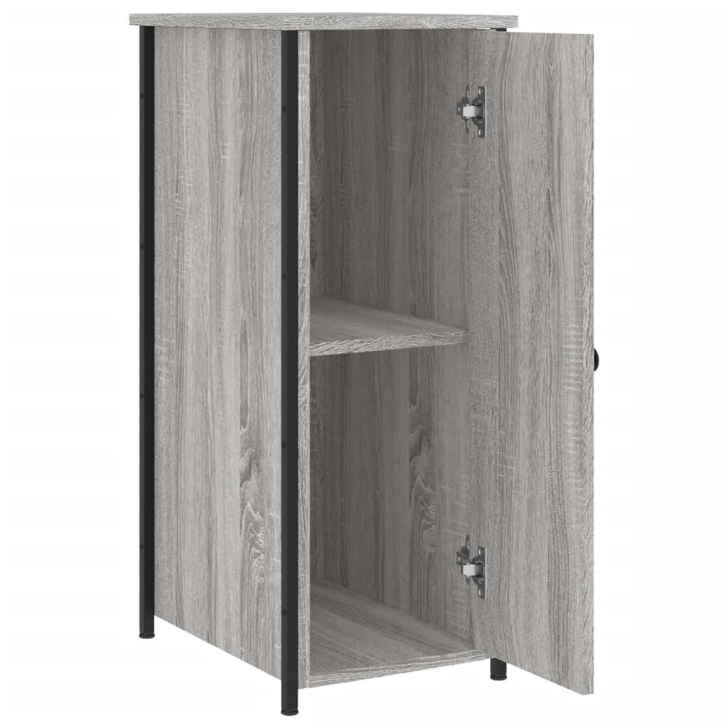 vidaXL Κομοδίνο Γκρι Sonoma 32 x 42 x 80 εκ. από Επεξεργασμένο Ξύλο