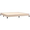 vidaXL &Kappa;&rho;&epsilon;&beta;ά&tau;&iota; Boxspring &mu;&epsilon; &Sigma;&tau;&rho;ώ&mu;&alpha; &Kappa;&alpha;&pi;&omicron;&upsilon;&tau;&sigma;ί&nu;&omicron; 200x200&epsilon;&kappa;.&alpha;&pi;ό &Sigma;&upsilon;&nu;&theta;.&Delta;έ&rho;&mu;&alpha;