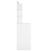 vidaXL Μπουντουάρ με LED Λευκό 60x40x140 εκ.
