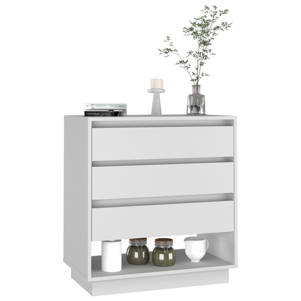 vidaXL Μπουφές Λευκός 70x41x75 εκ. από Επεξεργασμένο Ξύλο