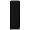 vidaXL Ντουλάπι Μαύρη βελανιδιά 100x35x99 εκ. Κατασκευασμένο ξύλο