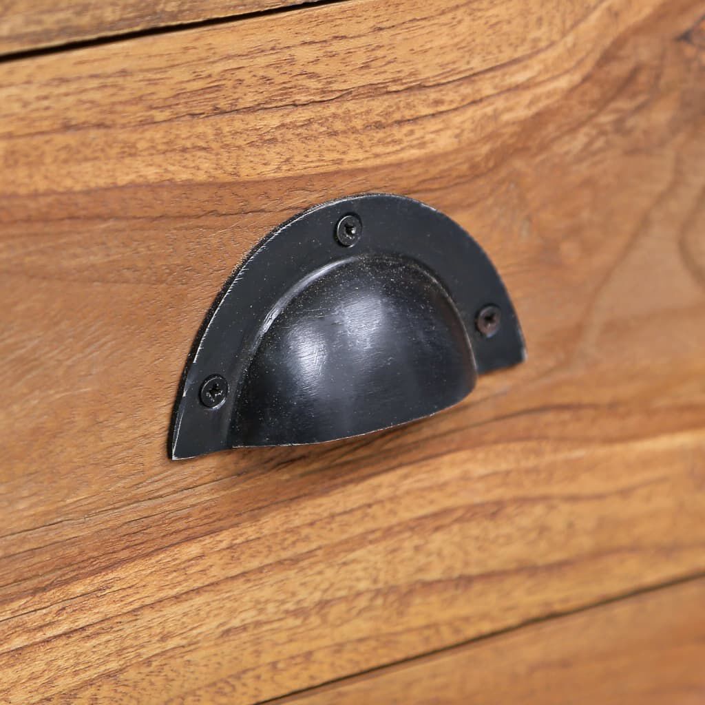 vidaXL Συρταριέρα με Ράφι 60 x 30 x 60 εκ. από Μασίφ Ξύλο Teak