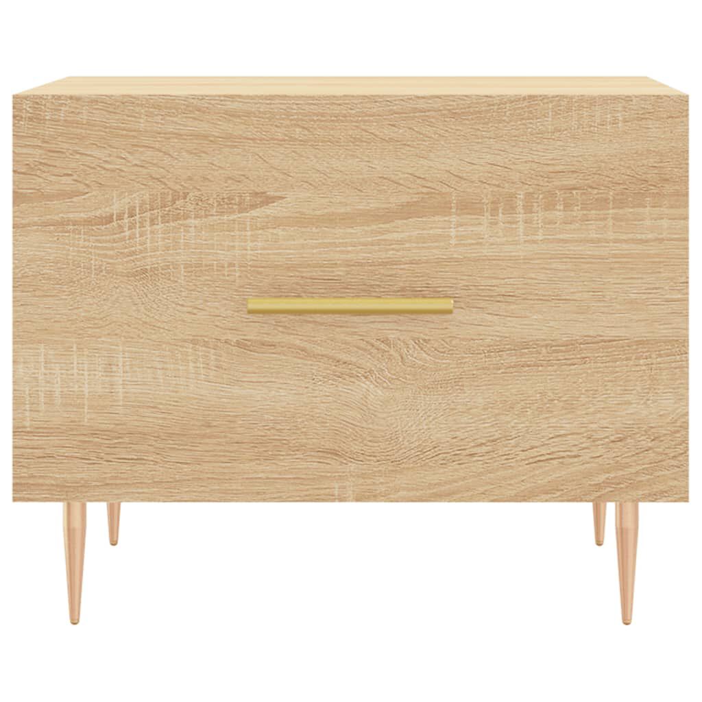 vidaXL Τραπεζάκι Σαλονιού Sonoma Δρυς 50x50x40 εκ. Επεξεργασμένο Ξύλο