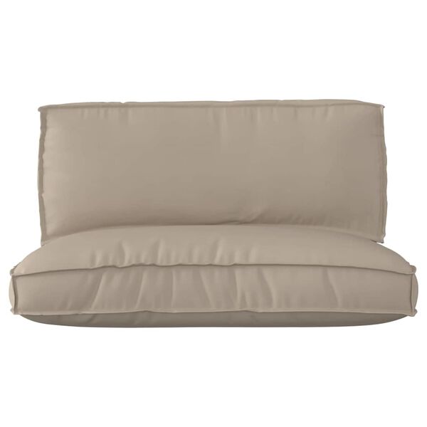 vidaXL Σετ Μαξιλαριών Πάγου 2 pcs Taupe 120 x 80 x 12 cm Ύφασμα Oxford