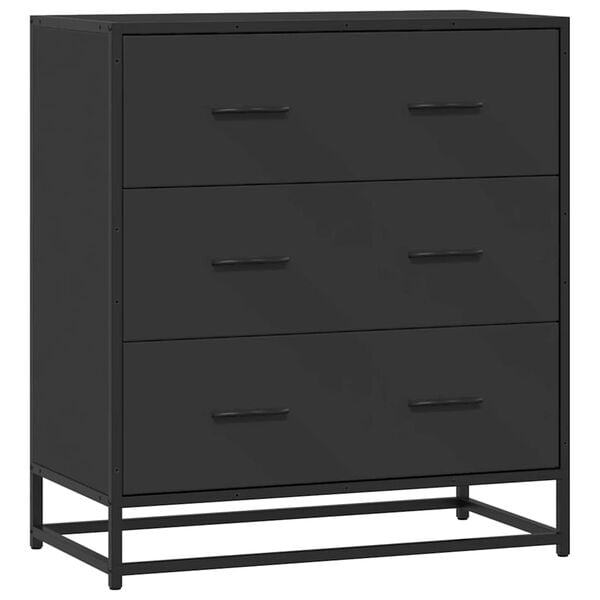 vidaXL Ραφιέρα Καφέ Δρυς 68x35x76 εκ. Επεξ. Ξύλο + Μέταλλο