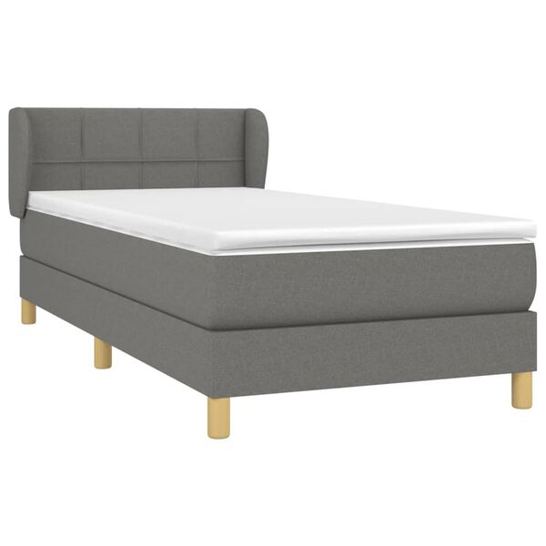 vidaXL &Kappa;&rho;&epsilon;&beta;ά&tau;&iota; Boxspring &mu;&epsilon; &Sigma;&tau;&rho;ώ&mu;&alpha; &Sigma;&kappa;&omicron;ύ&rho;&omicron; &Gamma;&kappa;&rho;&iota; 80x200 &epsilon;&kappa;. &Upsilon;&phi;&alpha;&sigma;&mu;ά&tau;&iota;&nu;&omicron;