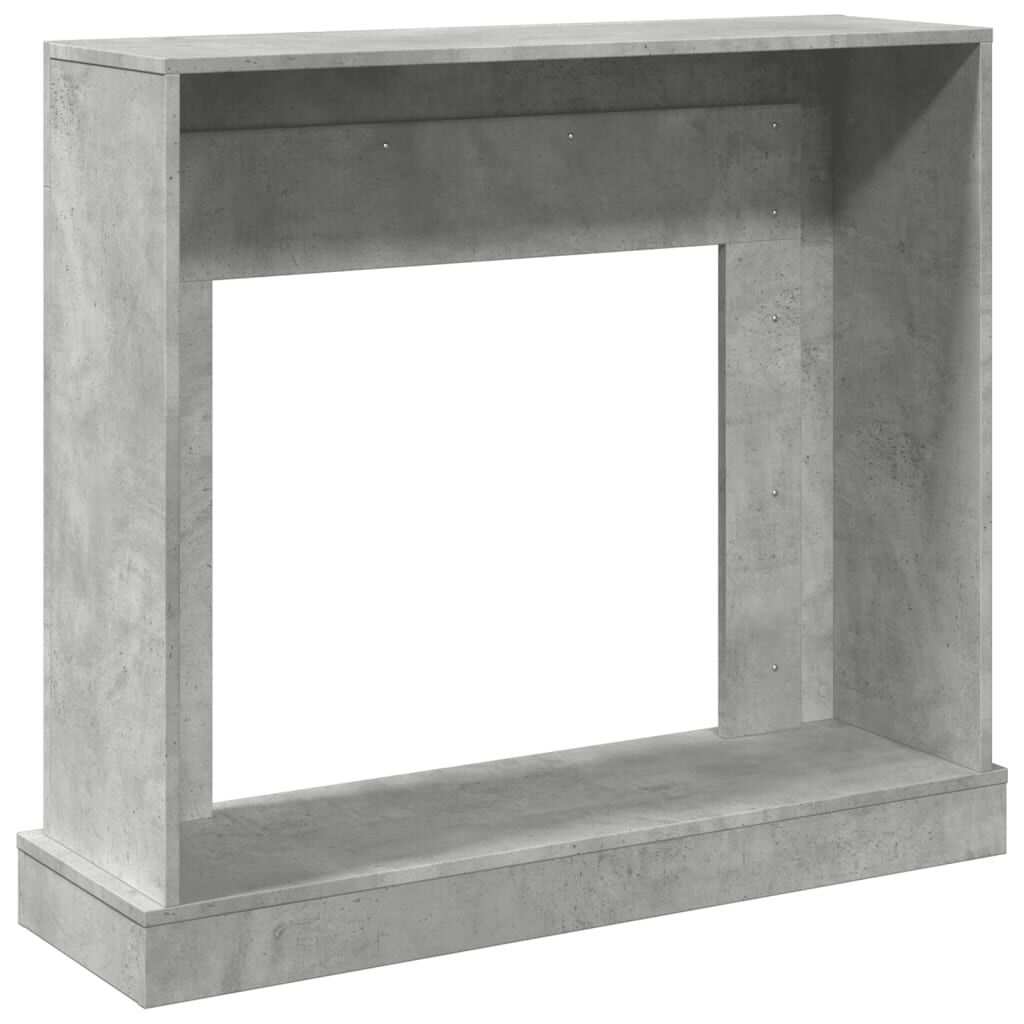 vidaXL Πλαίσιο Τζακιού Γκρι Σκυρ. 100x30x87,5 εκ. από Επεξ. Ξύλο