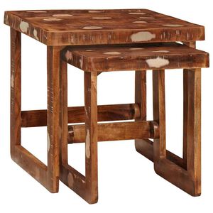 vidaXL Έ&nu;&theta;&epsilon;&tau;&alpha; &tau;&rho;&alpha;&pi;έ&zeta;&iota;&alpha; 2 &tau;&mu;&chi;. &Kappa;&alpha;&phi;έ 46 x 46 x 45 &epsilon;&kappa;.