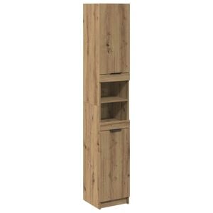 vidaXL &Nu;&tau;&omicron;&upsilon;&lambda;ά&pi;&iota; &mu;&pi;ά&nu;&iota;&omicron;&upsilon; Artisan Oak 32x34x188,5 cm &Kappa;&alpha;&tau;&alpha;&sigma;&kappa;&epsilon;&upsilon;&alpha;&sigma;&mu;έ&nu;&omicron; &xi;ύ&lambda;&omicron;