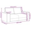 vidaXL Πολυθρόνα-καναπές με μαξιλάρι Κρεμ 160 x 78 x 84 εκ. Δερματίνη