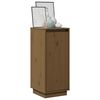 vidaXL Ντουλάπια 2 τεμ. Καφέ Μελί 31,5x34x75 εκ. από Μασίφ Ξύλο Πεύκου