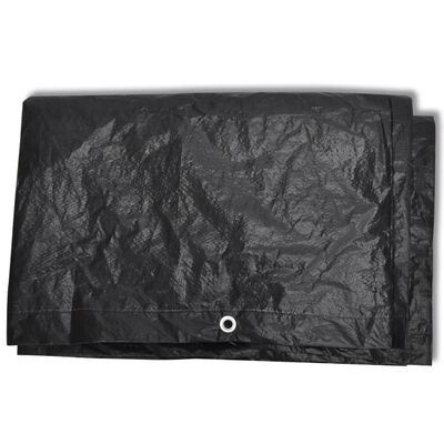 vidaXL Κάλυμμα Επίπλων Κήπου με 8 Κρίκους 260 x 260 x 90 εκ.