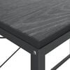 vidaXL Γραφείο Υπολογιστή Μαύρο 110 x 60 x 70 εκ. Επεξεργασμένο Ξύλο