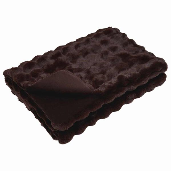 vidaXL Ψεύτικη κουβέρτα από κουνέλι 4 pcs Καμηλοπάρδαλη 150 x 220 cm