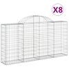 vidaXL &Sigma;&upsilon;&rho;&mu;&alpha;&tau;&omicron;&kappa;&iota;&beta;ώ&tau;&iota;&alpha; &Tau;&omicron;&xi;&omega;&tau;ά 8 &tau;&epsilon;&mu;. 200x30x100/120 &epsilon;&kappa;. &Gamma;&alpha;&lambda;&beta;&alpha;&nu;. &Alpha;&tau;&sigma;ά&lambda;&iota;