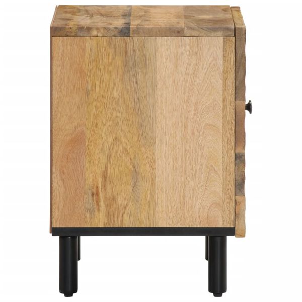vidaXL Κομοδίνο 40 x 33 x 46 εκ. από Μασίφ Ξύλο Μάνγκο