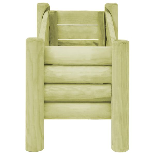 vidaXL Ζαρντινιέρα Υπερυψωμένη 120x40x42 εκ. Εμποτισμένο Ξύλο Πεύκου