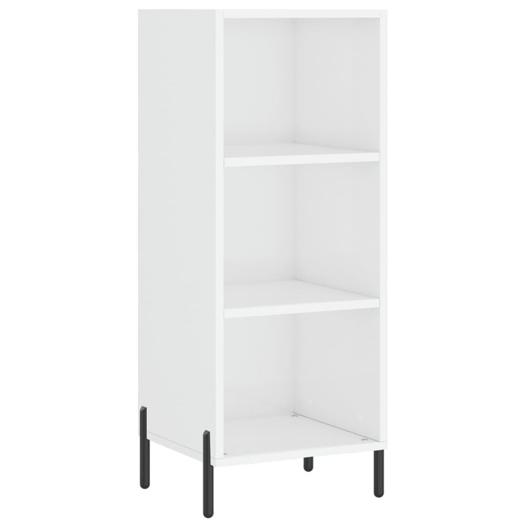 vidaXL Ντουλάπι Γυαλιστερό Λευκό 34,5 x 32,5 x 90 εκ. Επεξεργ. Ξύλο