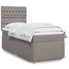 vidaXL &Kappa;&rho;&epsilon;&beta;ά&tau;&iota; Boxspring &mu;&epsilon; &Sigma;&tau;&rho;ώ&mu;&alpha; Taupe 80x200 &epsilon;&kappa;. &Upsilon;&phi;&alpha;&sigma;&mu;ά&tau;&iota;&nu;&omicron;