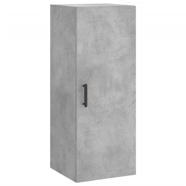 vidaXL Ντουλάπι Τοίχου Γκρι Σκυροδέματος 34,5 x 34 x 90 εκ.