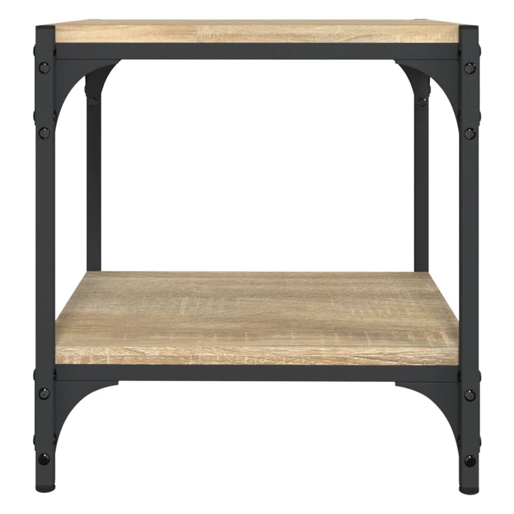 vidaXL Έπιπλο Τηλεόρασης Sonoma Δρυς 40x33x41 εκ. Επεξ. Ξύλο & Ατσάλι