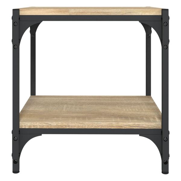 vidaXL Έπιπλο Τηλεόρασης Sonoma Δρυς 40x33x41 εκ. Επεξ. Ξύλο & Ατσάλι