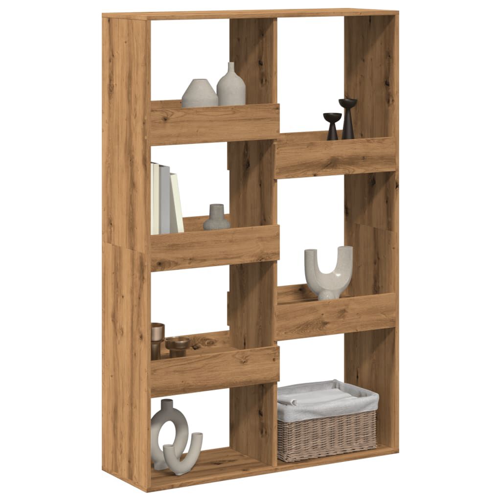 vidaXL Βιβλιοθήκη/Διαχωριστικό Χώρου Δρυς 100x33x155,5 εκ. Επεξ. Ξύλο