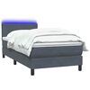 vidaXL &Kappa;&rho;&epsilon;&beta;ά&tau;&iota; Boxspring &mu;&epsilon; &Sigma;&tau;&rho;ώ&mu;&alpha; & LED &Sigma;&kappa;&omicron;ύ&rho;&omicron; &Gamma;&kappa;&rho;&iota; 90x210 &epsilon;&kappa;. &Beta;&epsilon;&lambda;&omicron;ύ&delta;&iota;&nu;&omicron;